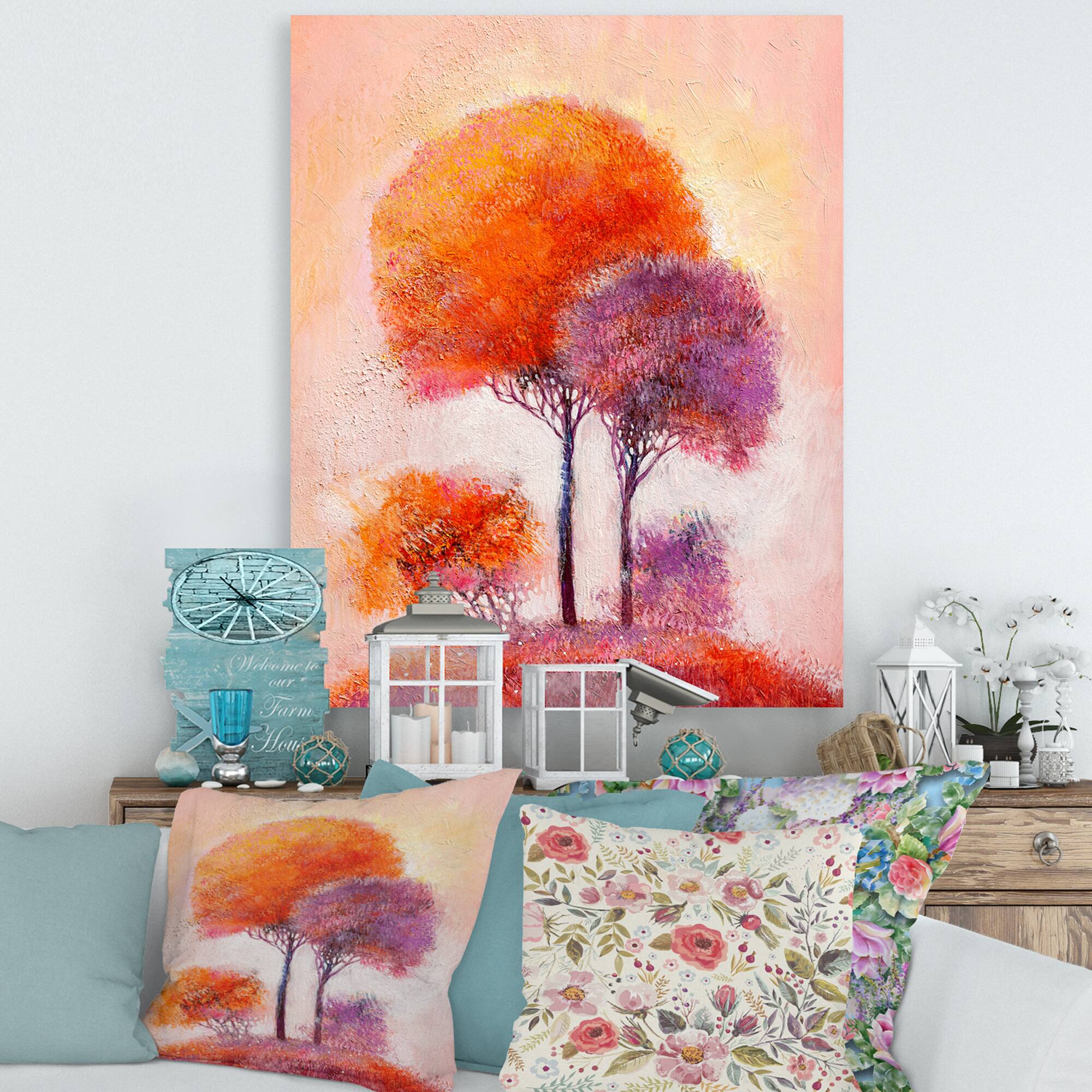 Designart - Colourful Trees Impression I